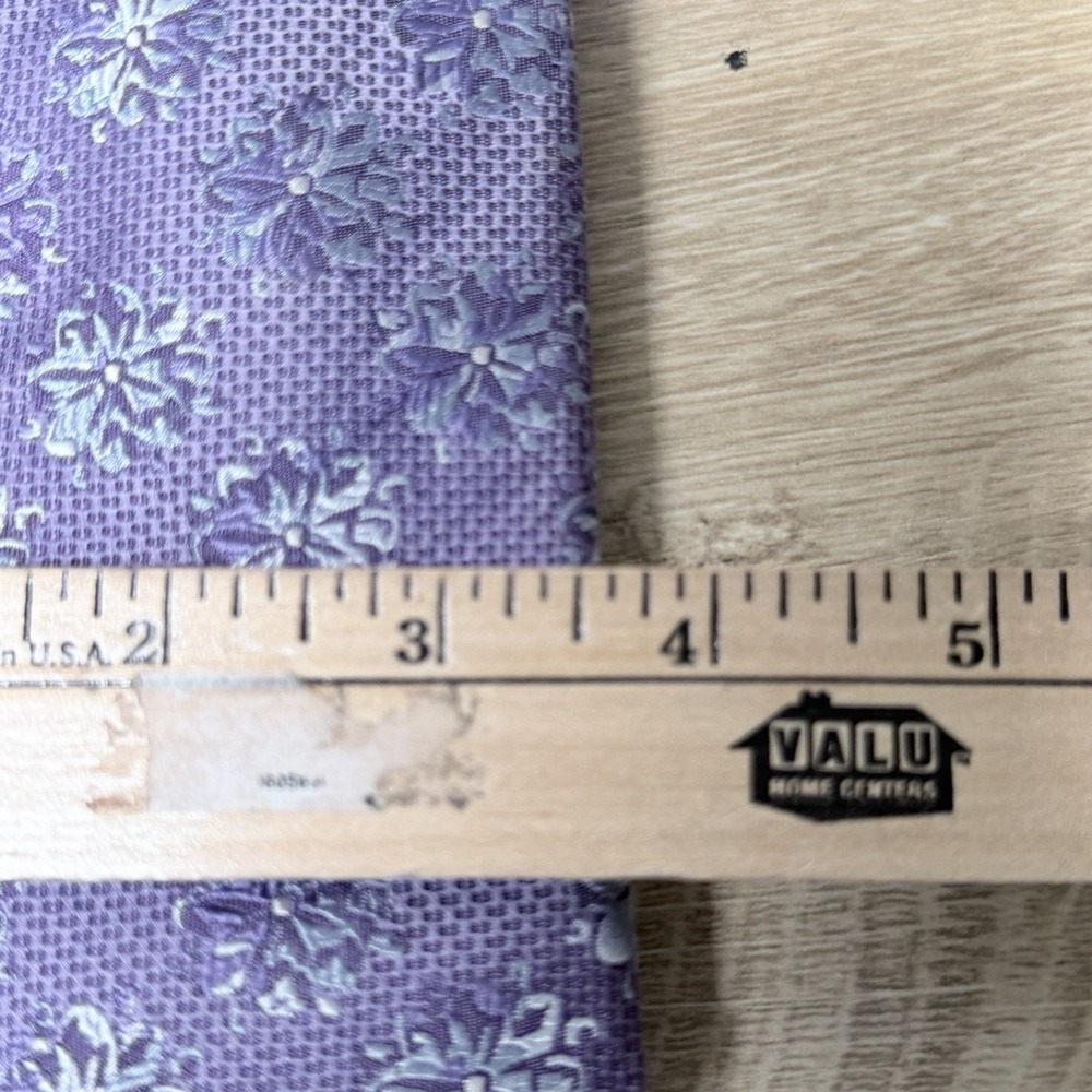 Tommy Bahama Purple Floral Designer Neck Tie Mens Classic Island Style Corpcore - Picture 11 of 13